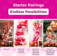 Bezente Assorted Latex Rainbow Balloons 100 Pack 12 inch – Fun for Kids & Family - 13-pink-p137 / 12inch (Normal) - image 3