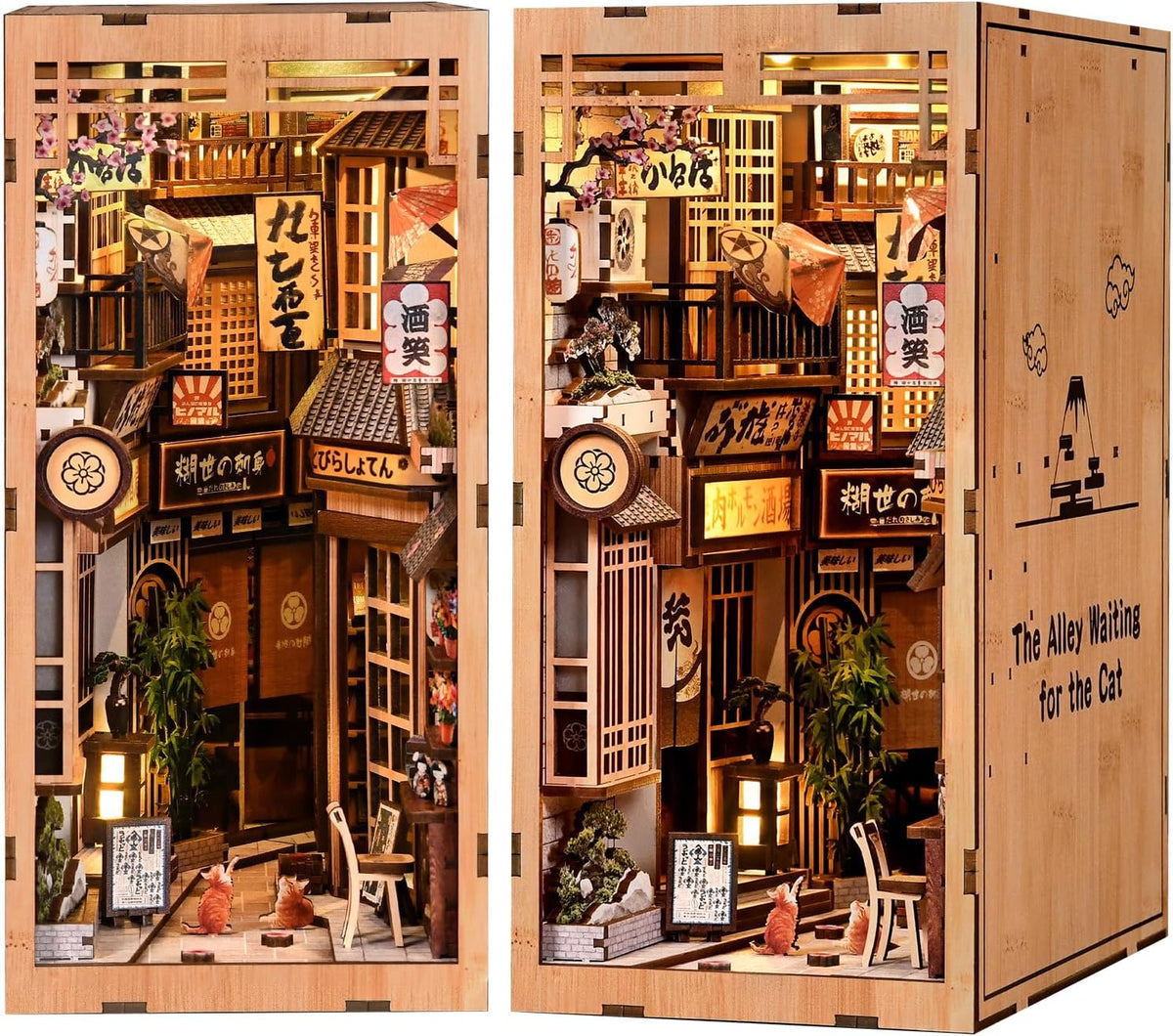 CRIOLPO DIY Miniature Dollhouse - Cat's Alley