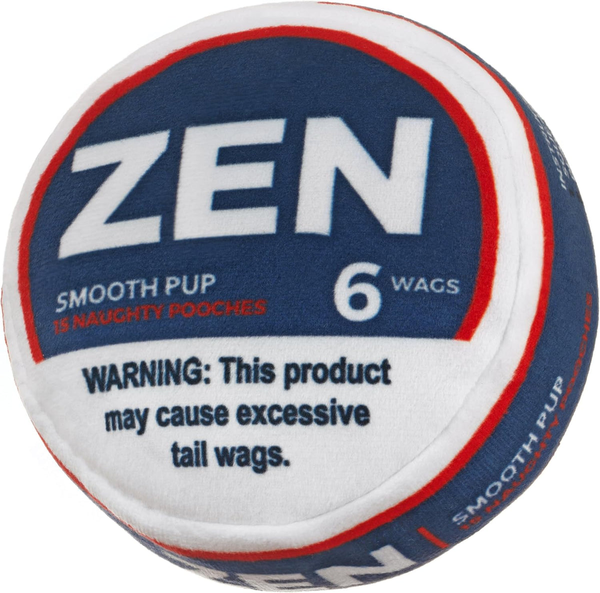 Nestpark Zen Pupper Deckies Parody Dog Toy - Smooth Pup
