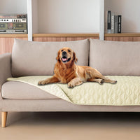 Waterproof Blanket, Couch Covers for Dogs, Reversible Protector – Essentials for Dogs - 30x70 Inch (Pack of 1) / Dark Cream/Light Cream