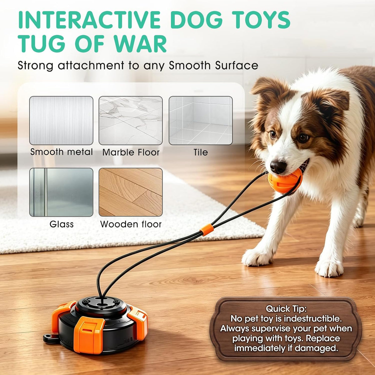 Fuufome Suction Cup Dog Toys for Medium Large Aggressive Chewers – Essentials for Dogs - image 3
