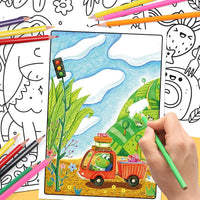 Toidgy 336 colored pencils bulk classroom set with 12 colors and 36 sharpeners - view 3