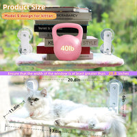 Foldable Cat Window Perch - Multicolor / S (20.8'Lx11.2'Wx7.8'H) - image 2