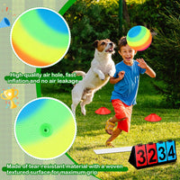 Jenaai blue kickball set with 10 inch ball, rubber bases, cones, scoreboard and pump - view 32