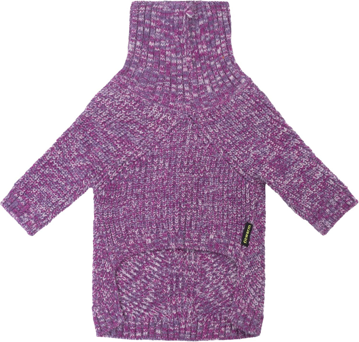 Fitwarm Thermal Knitted Dog Sweater Doggy Winter Coat Pet Clothes - XX-Large / Heather Purple - image 2
