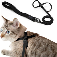Cat Harness and Leash 2-in-1 - Midnight Black