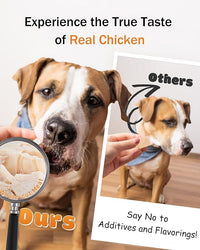 Freeze Dried Chicken Cats & Dogs Treats, 1.1lb(17.63 OZ), Single Ingredient, High Protein, No Additives, Grain Free, Training & Nutrition Supplements, Sealed Box