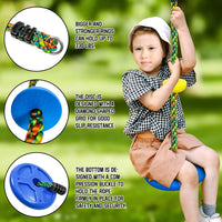Just.smile tree swing climbing rope with platforms, disc seat and tree strap - view 12