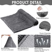 Amylove 4 Pcs Guinea Pig Cage Liner Guinea Pig Bedding Washable Fleece Pee Pads Reusable Small Animals Training Mat Small Animal Sleeping Bed for Bunny Hamster(Dark Gray,14 x 28 Inch)