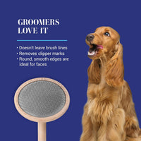 Chris Christensen Mark I Slicker Brush for Dogs - Mark VIII Round - image 3