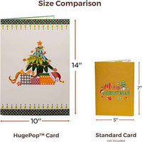 Jumbo Merry Christmas Pop Up Card