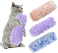 3 Pack Catnip Toys, Soft and Durable Cat Pillows Toys - Purple+Blue+Pink