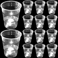 mishunyus 24-pack purple LED glow party cups, 16 oz plastic - view 7