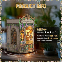 DIY Miniature House Kit, Pet Shop Book Nook Kit with LED Light - Monet's Studio - image 3