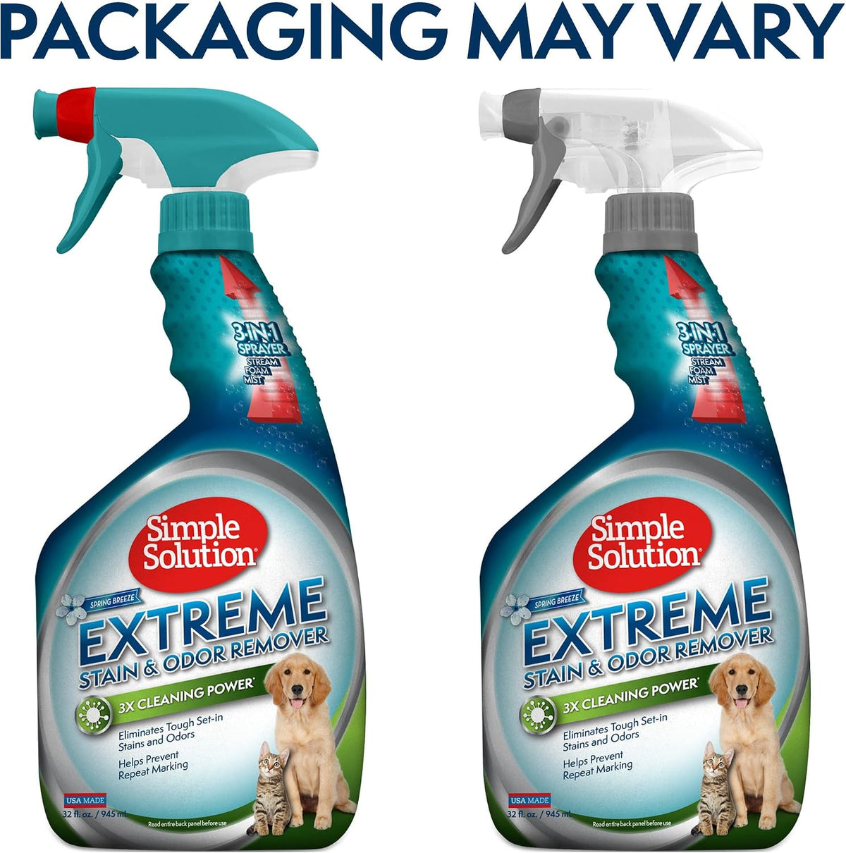 Simple Solution Extreme Stain & Odor Remover - Spring Breeze / 32 Fl Oz (Pack of 1) - image 3