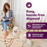 Inspire Pet Care Dog Diapers Female Dogs | Bulk Value Doggie Incontinence, Accidents, for Heat, Pee or Period and Housebreaking (Large (60 Count))