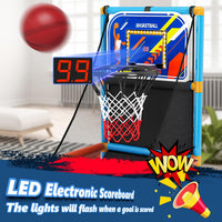 Arcade Basketball Game Set Boy Toys Indoor Outdoor Kids Basketball - Light Blue - image 3