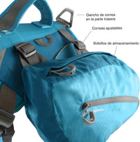 Kurgo Big Baxter Dog Backpack Harness - Baxter Pack / Coastal Blue - image 4