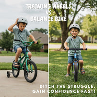 bicystar 16 inch balance bike for kids 5-8 with air rubber tires - view 9