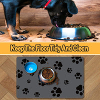 18"×30" Dog Food Mat-Absorbent Dog Mat for Food and Water - Dark Gray-JY / 18"L x 30"W - image 3