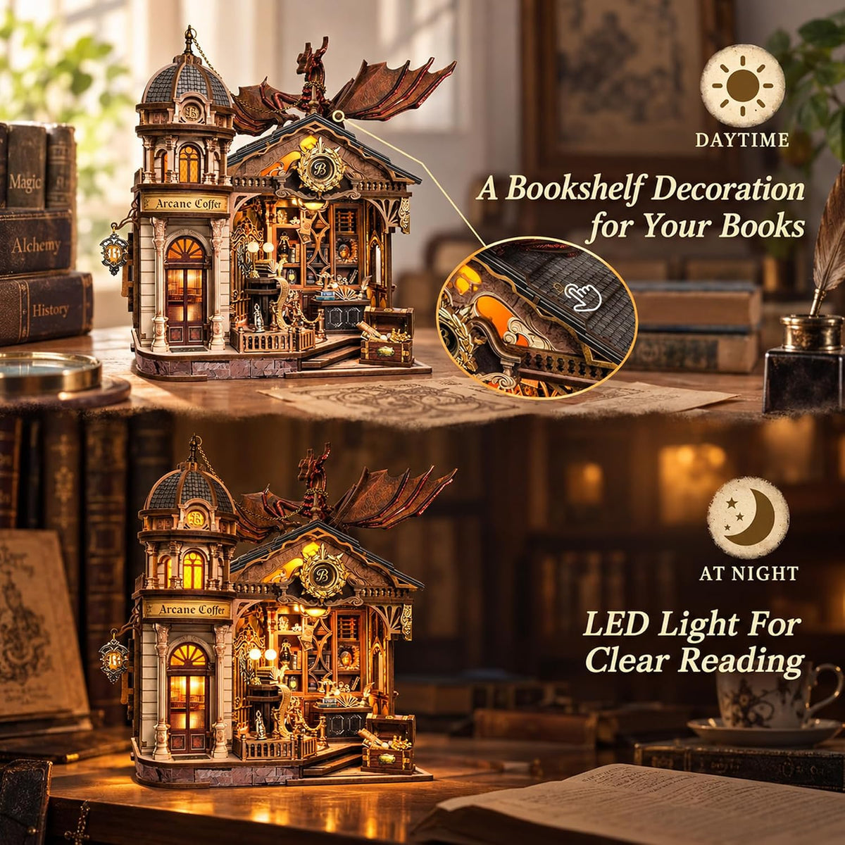 CRIOLPO DIY Miniature Dollhouse - Arcane Coffer - image 3