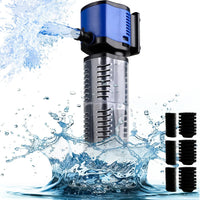 Aquarium Filter for 55-150 Gallons Tank - Black / 100-300 Gallon Fish Tank