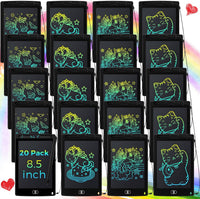 Zhehao 20 Pack 8.5 Inch LCD Writing Tablet Drawing Board - Black / Cute