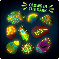 Dan&Darci Kids Rock Painting Kit - Glow in the Dark - image 3