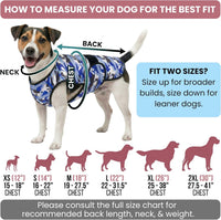 Dog Cooling Vest, 2-Layer Microfiber Cooling Jacket, Blue, L – Essentials for Dogs - Blue Camo / Large (Pack of 1) - image 3