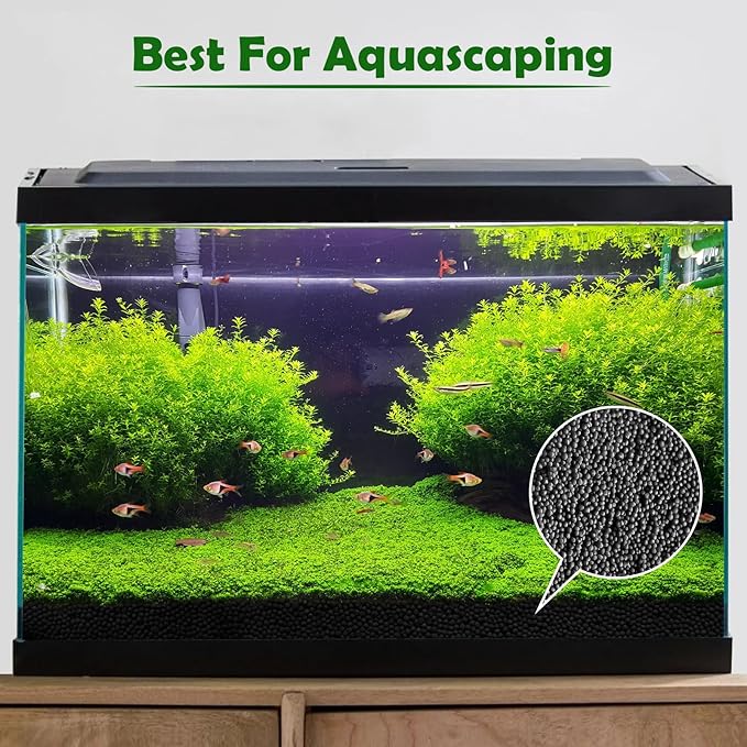 Shrimp Soil Water Grass Mud for Aquarium Fish Tank Aquascaping - Aquarium Substrate Soil for Shrimp Breeding and Plant Growth, No Washing Needed(13.2, Pounds)