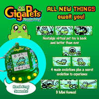 Giga Pets Interactive Digital Pet Toy, Boys & Girls, Ages 6+ - Floppy Frog - image 4