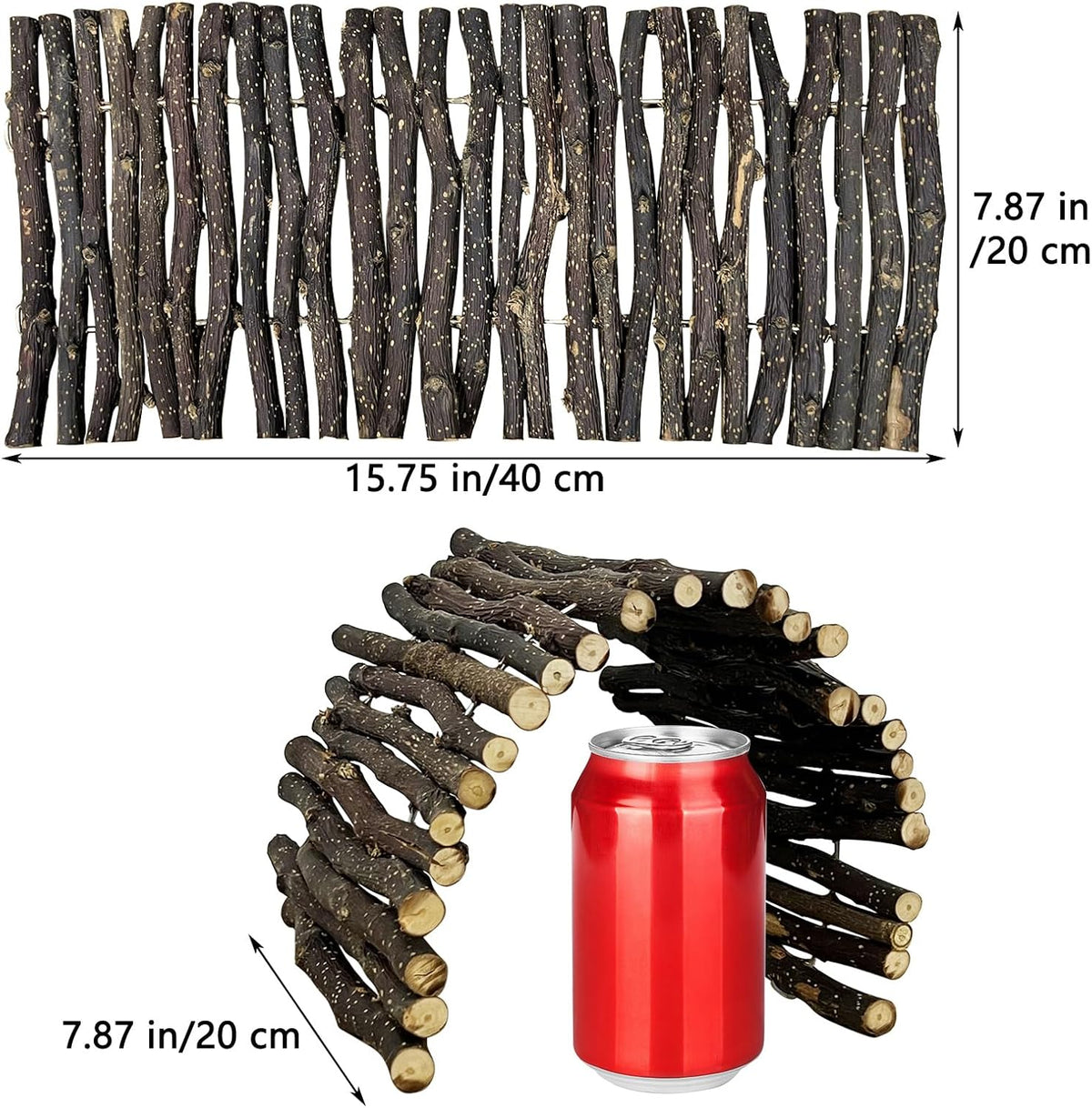 Extra Large Tortoise Hide Reptile Hideout Wood Turtle Tunnel – Essentials for Reptiles And Amphibians - L-15.8 x 7.9-2 PACK - image 2