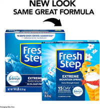 Fresh Step Extreme Clump Multi Cat Clumping Cat Litter - Mountain Spring / 14 lb (Pack of 3) - image 4