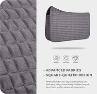 Tackmore Western Saddle Pad Breathable, Shock-Absorbing Saddle Pad
