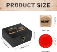 Pagather Left Right Roll Dice Game Set - Black - image 2
