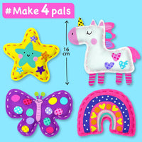 EZCRA Unicorn Sewing Kit for Kids Ages 4-8, 4 Beginner Projects - Unicorn 4-in-1 - image 2