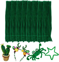 Pipe Cleaners Craft Supplies - 30CM / Christmas Green / 100