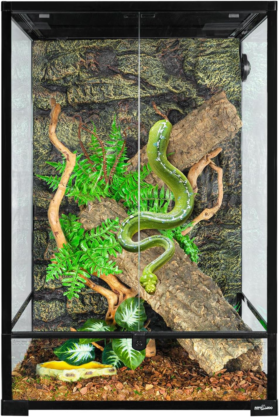 REPTIZOO 45 Gallon Glass Reptile Terrarium 24" x 18" x 24" Knock-Down - 24" x 24" x 36" - image 2