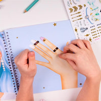 BSCOOL Nail Art Book for kids Stickers and Design Guides. - Multipack - Play and Bake and Nail Studio - image 4