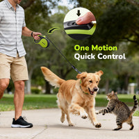 Retractable Dog Leash with Chew Proof Extender, 18 - Green (chew proof) / 16ft | 110 lbs max - image 4