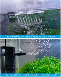 NICREW Internal Aquarium Filter for Fish Tank up to 5 Gallons - Magi 200: 5 - 10 gal - image 2