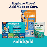 Solid Gold NutrientBoost™ Cat Food Toppers for Cats - High Protein Meal Topper & Crunchy Cat Treats for Indoor Cats w/Vitamins, Minerals & Amino Acids for Gut Health & Immune Support - All Ages - 1lb