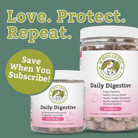 Wholistic Pet Organics:Dog Probiotics and Digestive Enzymes-Probiotic Chews for Dogs Digestive Health,Support Gut Health Immune Supplement Prevents Dog Digestive Problems (Original, 240 Count)