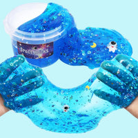 Charming Blue Crunchy Fishbowl Bead Slime - Astronaut - image 3