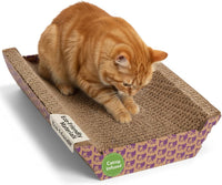 SmartyKat Super Scratcher Chaise Corrugated Cat Scratcher - Super Scratcher (Catnip Infused) / One Size