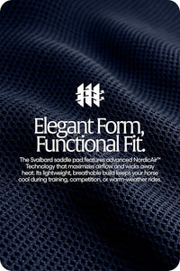 Equinavia Svalbard NordicAir™ Tech All Purpose Saddle Pad | Breathable Micromesh | Contoured Shape