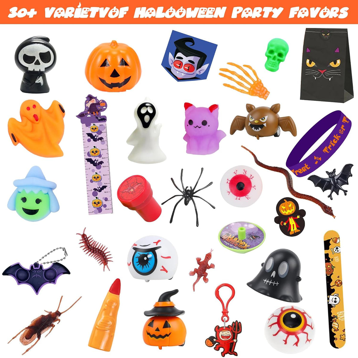 PLOUGVI 702PCS Halloween Party Favors Supplies Decorations - Halloween Party Favors - image 3
