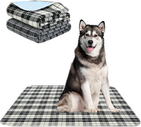 Dog Grass Pad with Washable Pee Pads for Puppy Potty Tray - Blak & Grey / 36" x 41" (2 Pack)