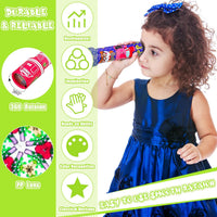 Chengu mini kaleidoscopes bulk pack of 30 in assorted bright paper designs - view 3