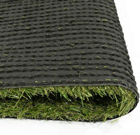 Ottomanson Artificial Grass Puppy Potty Training Pad with Tray, 15" x 30" Reusable Pee Pad for Small Pets and Dogs